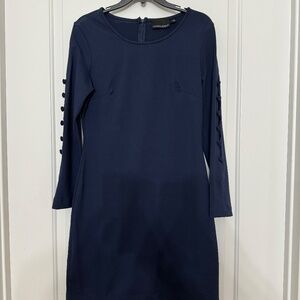 Cynthia Rowley Navy Blue Long sleeve dress size medium